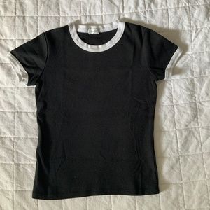 Black crop top